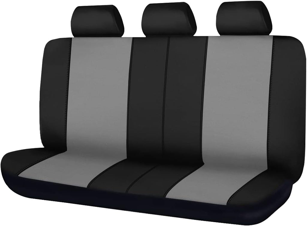Rear Bench Car Seat Covers Split 40/60 50/50 60/40 Gray M792004