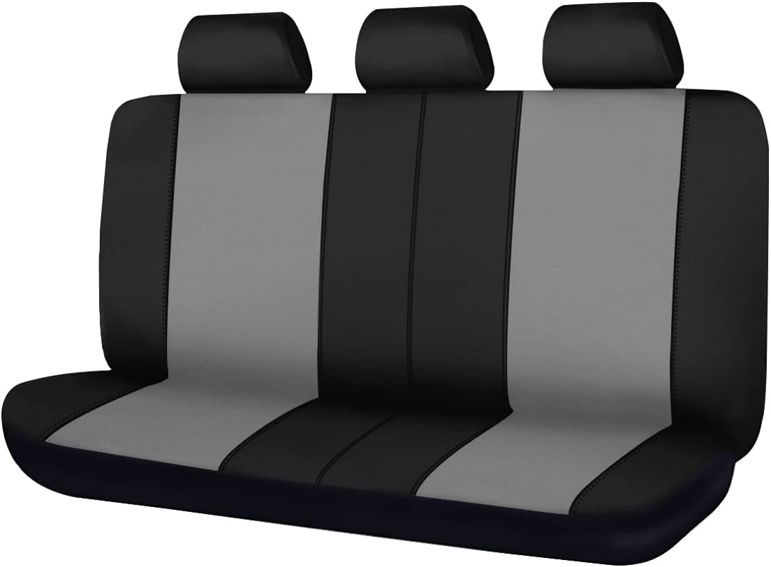 Rear Bench Car Seat Covers Split 40/60 50/50 60/40 Gray M792004