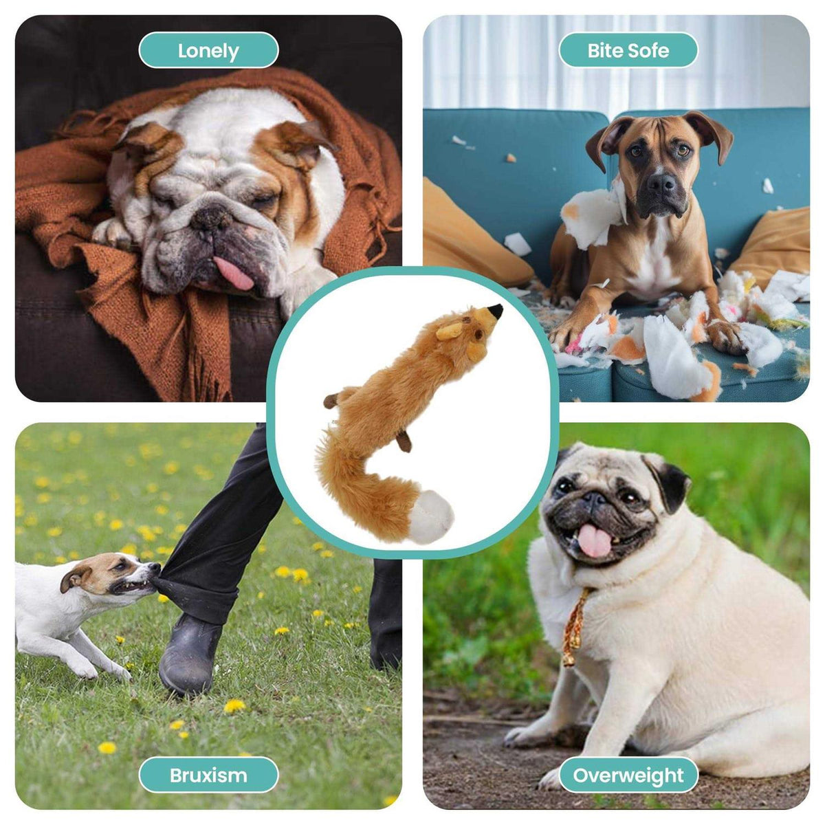Fox Dog Toy I45873