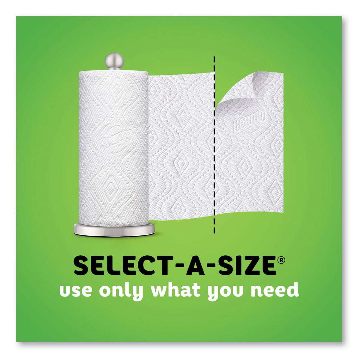 2-Ply White Kitchen Roll Paper Towels 24 Rolls I347496