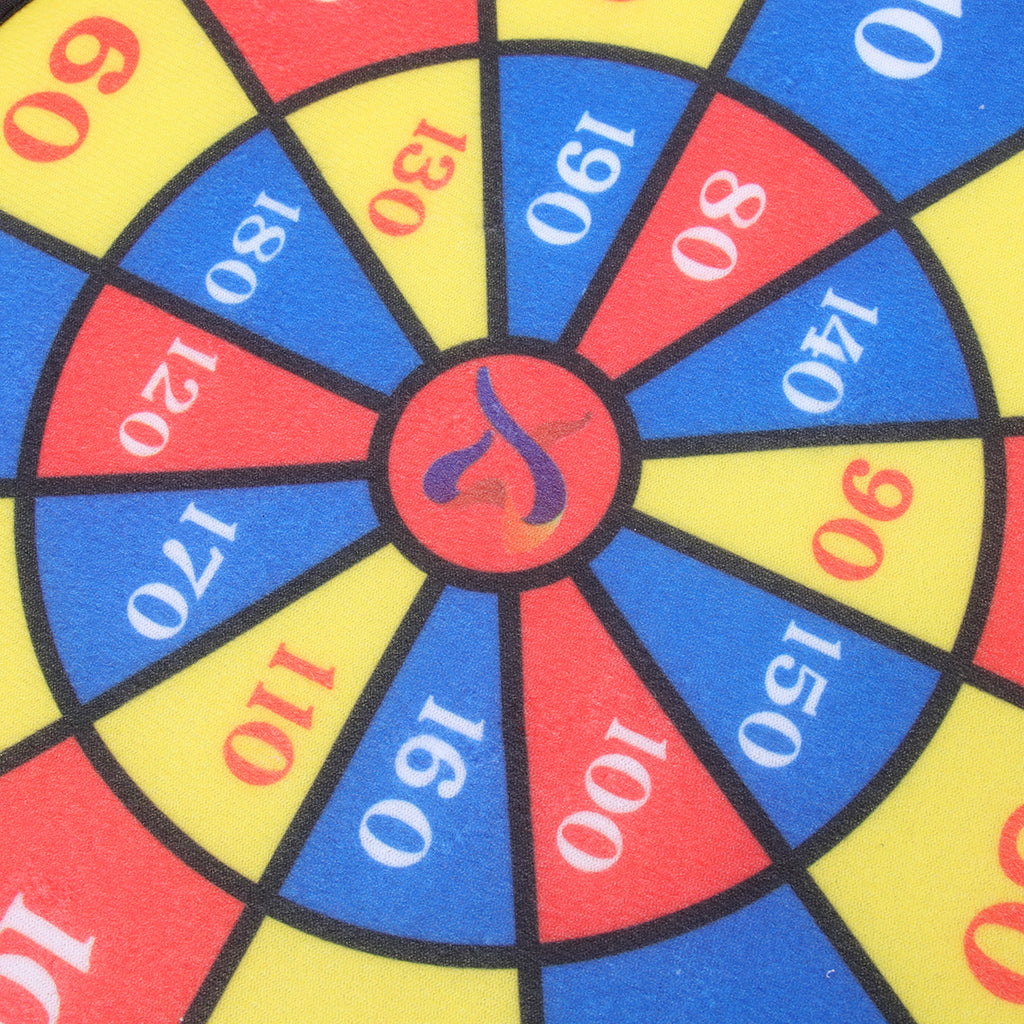 Flocking Dart Board with 4pcs Darts Dartboard Set S91579