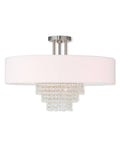 5-Light Ceiling Mount, Brushed Nickel L9654