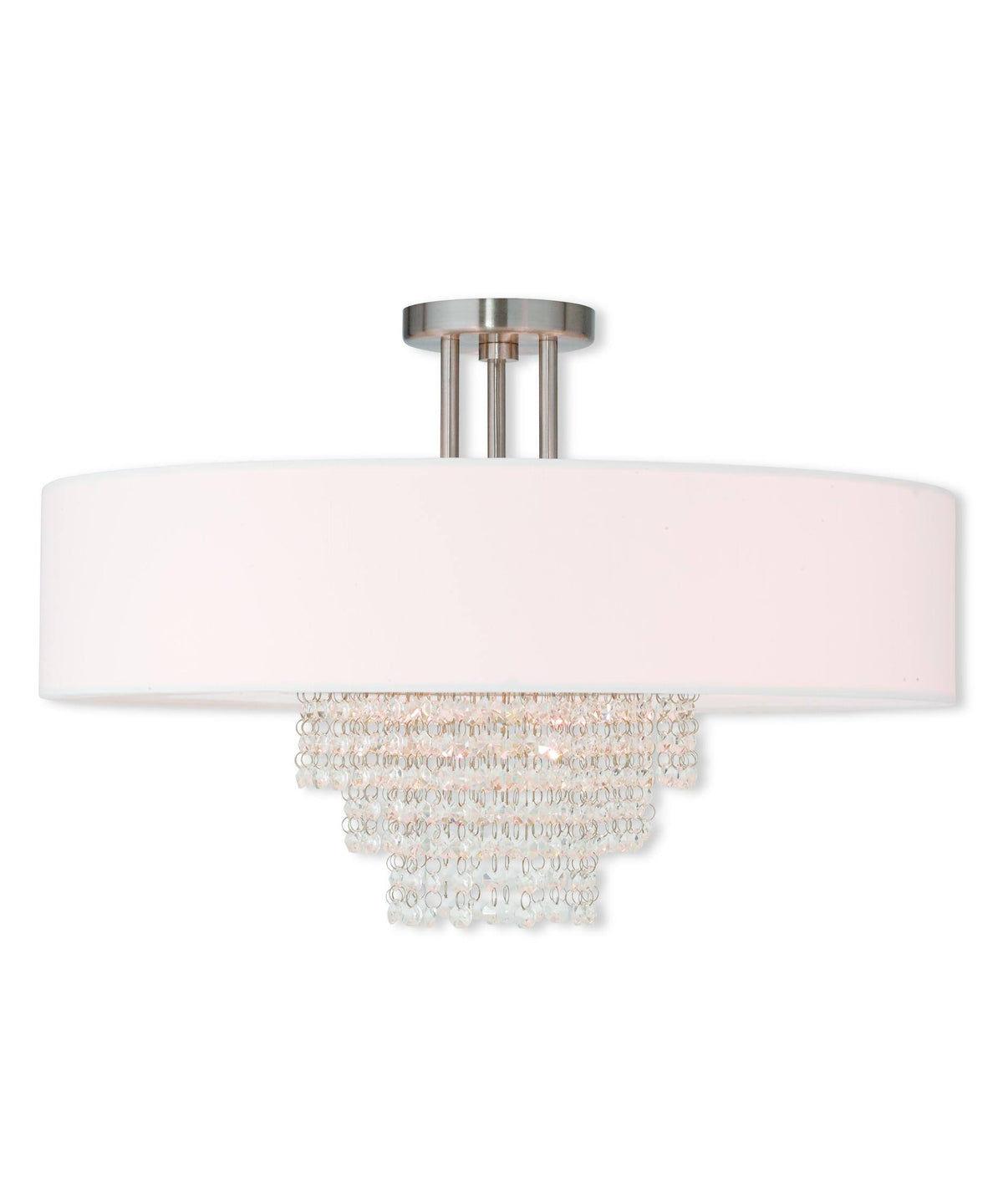 5-Light Ceiling Mount, Brushed Nickel L9654