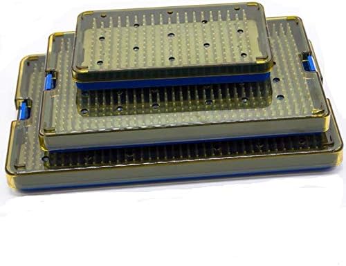 3 Units Sterilization Trays Case Box Q889789