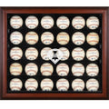 Mahogany Framed 30-Ball Display Case D44510