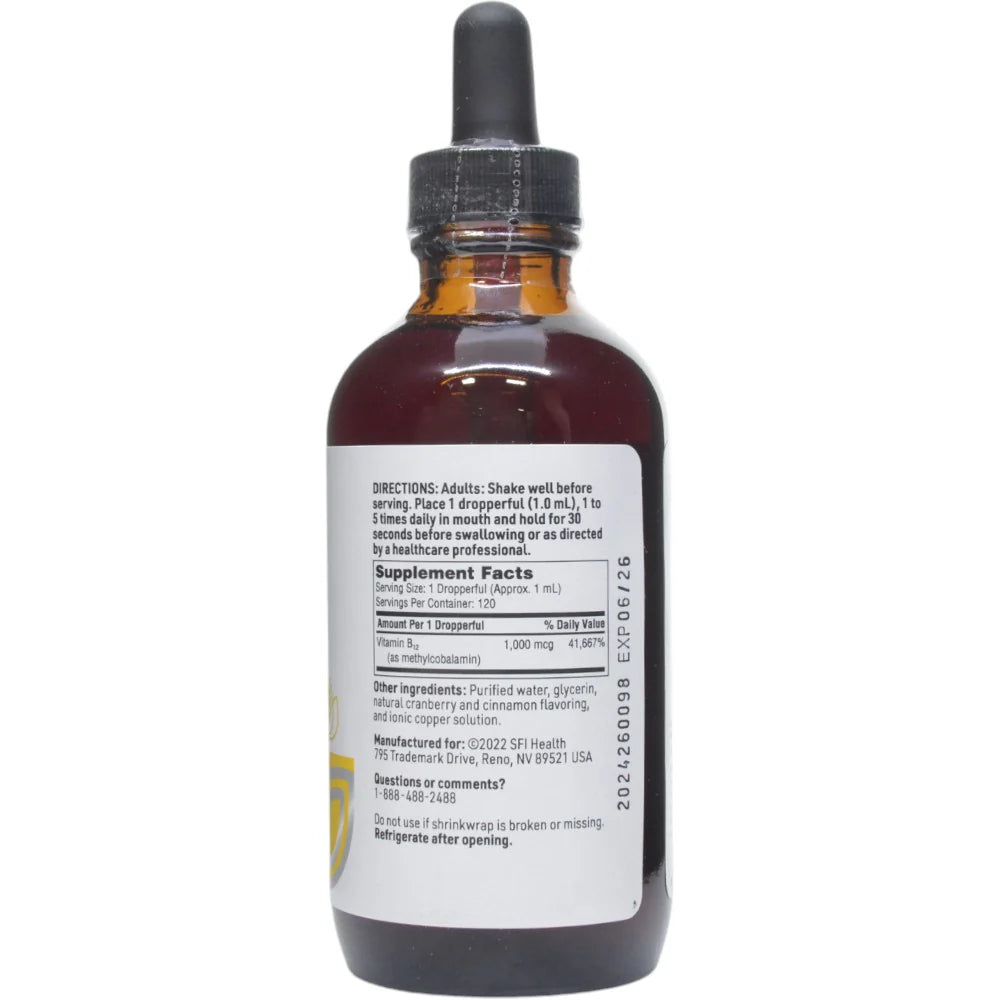 B12 Liquid Methylcobalamin 1 mg D1424