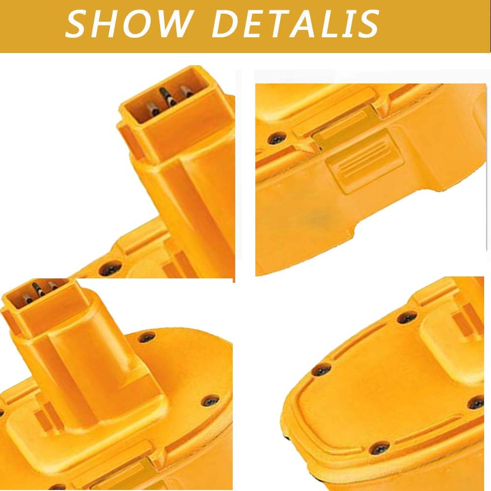 2 Pack 18V 4.6Ah Ni-MH Replacement Battery for Cordless Power Tool Z4910