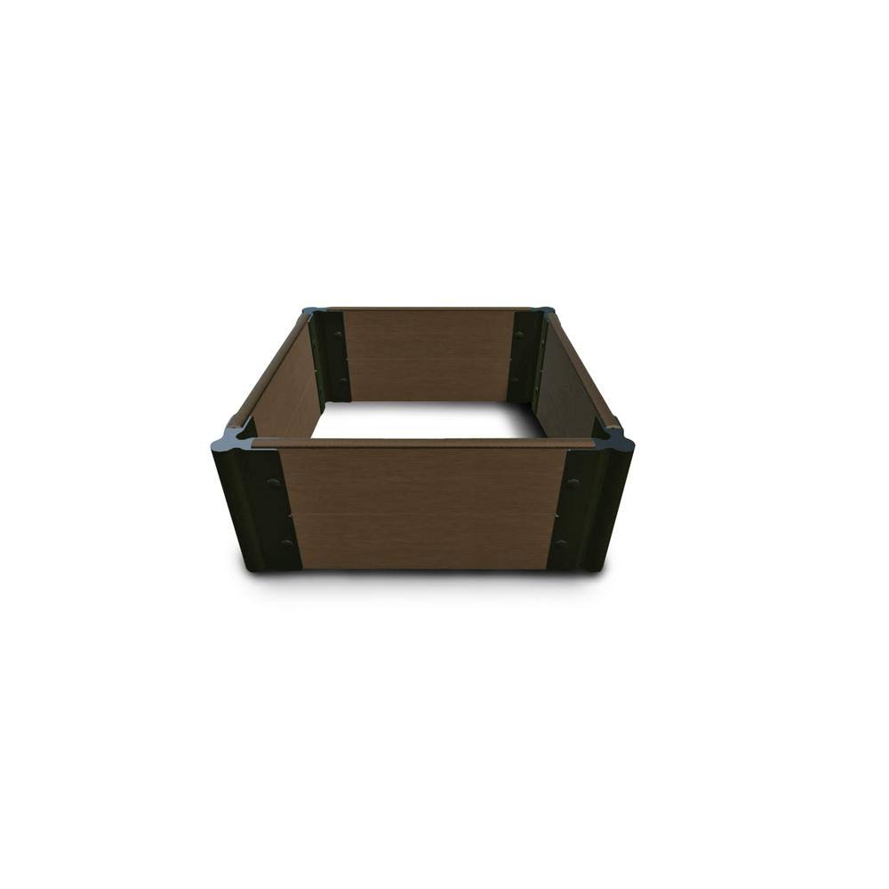 Tool-Free Uptown Brown Raised Garden Bed Z12272