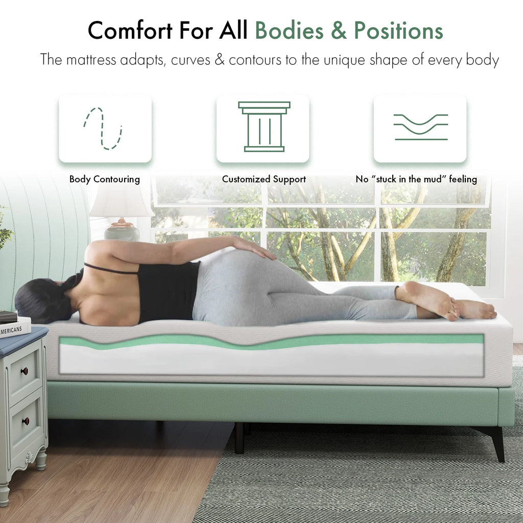 Twin Gel Memory Foam Mattress S161