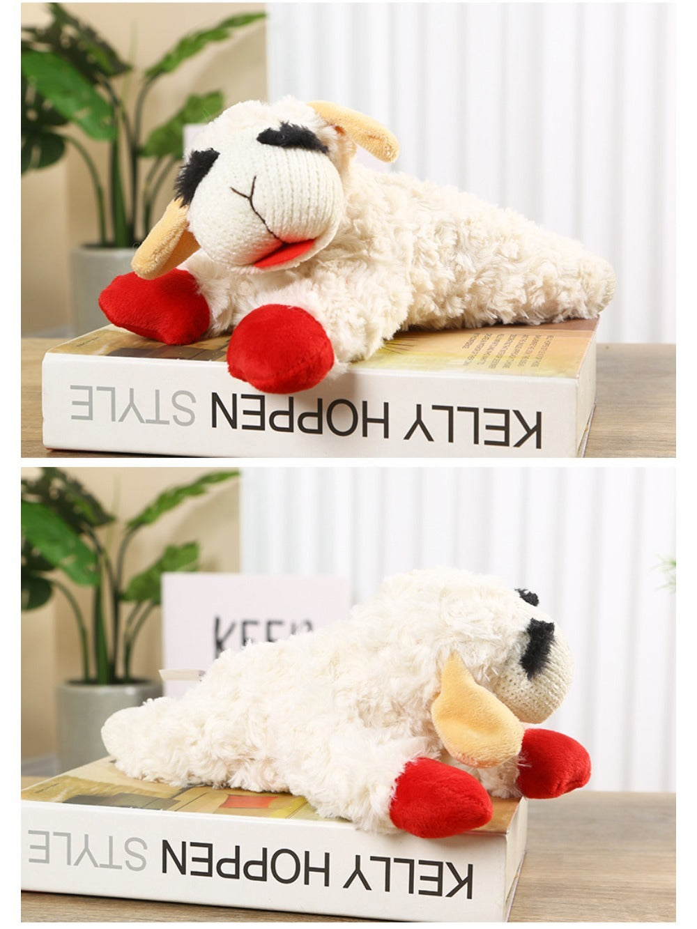 Plush Toy Lambchop Dog Toy for Small Dog Breeds Z910537