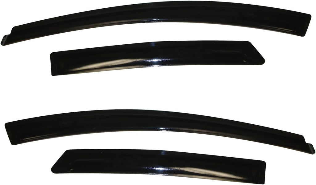4-Piece Dark Smoke Side Window Deflector A47448