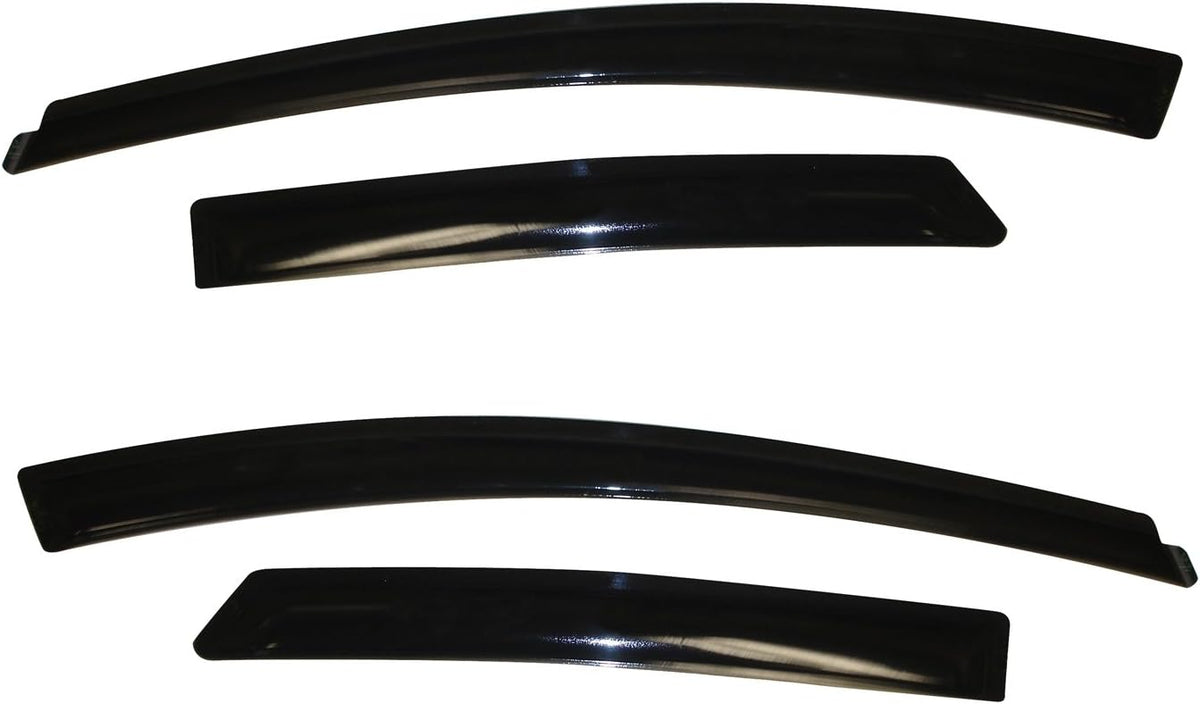 4-Piece Dark Smoke Side Window Deflector A47448