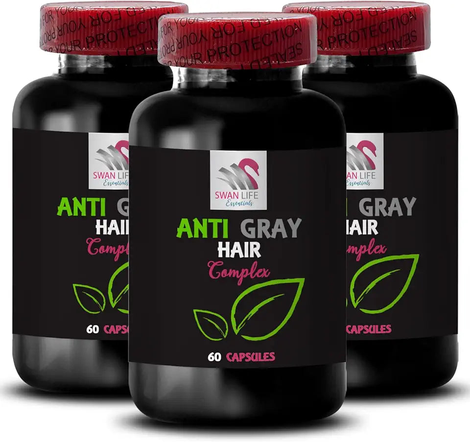 Anti Gray Hair Capsule 3 Bottles 180 Capsules P62226
