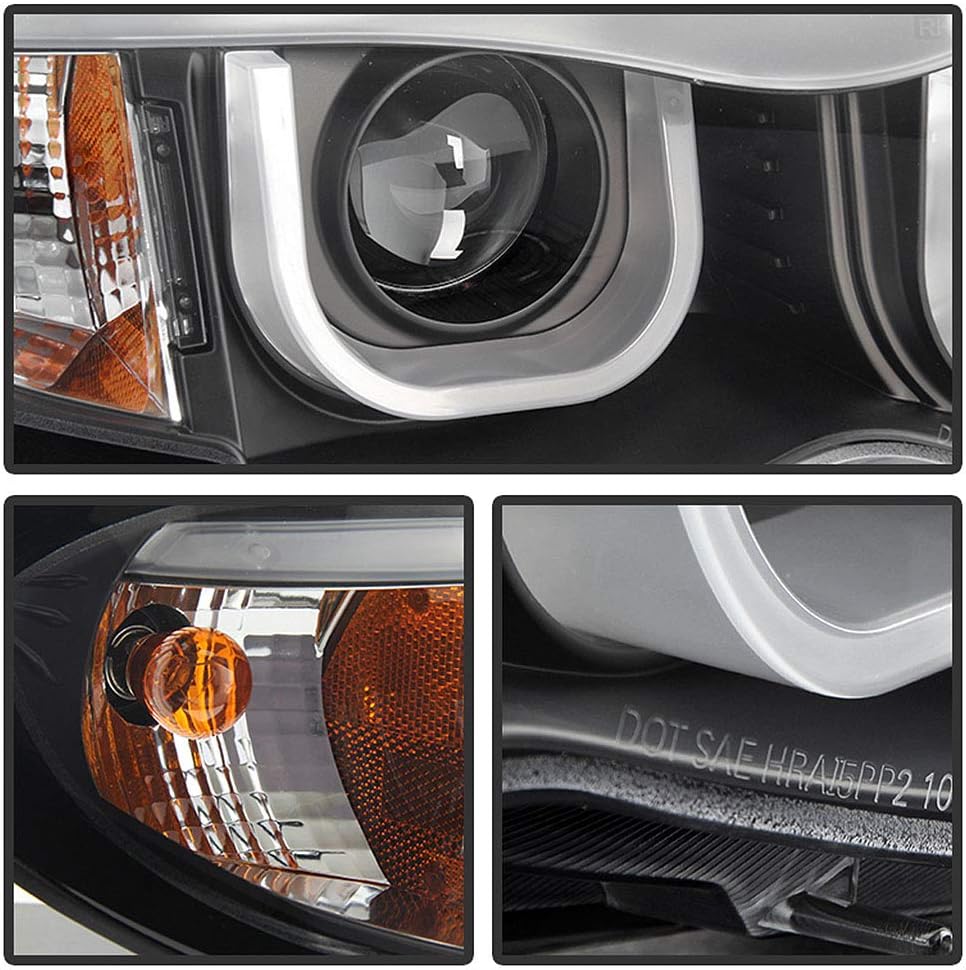 Black Projector Headlights Assembly K595