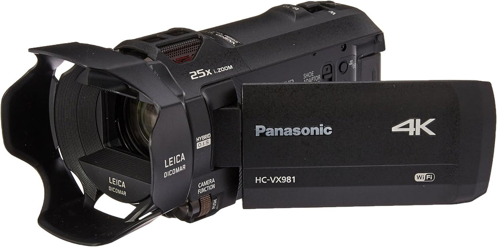 4K Ultra HD Video Camera Camcorder with 20X Optical Zoom, HDR Capture, Wi-Fi (Black) H477