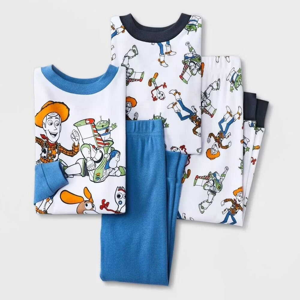 4-piece Character Pajama Set G8943