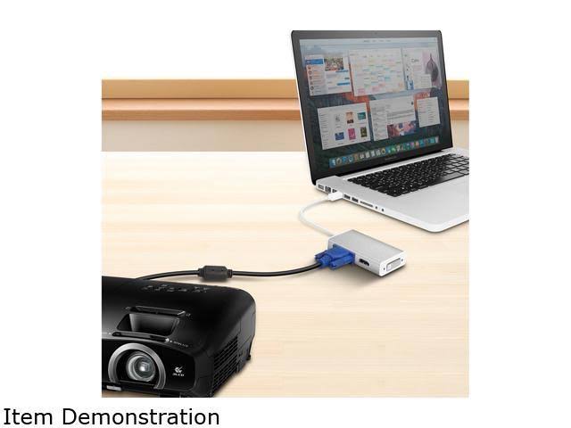 Aluminum Mini DisplayPort to Monitor Adapter H729406