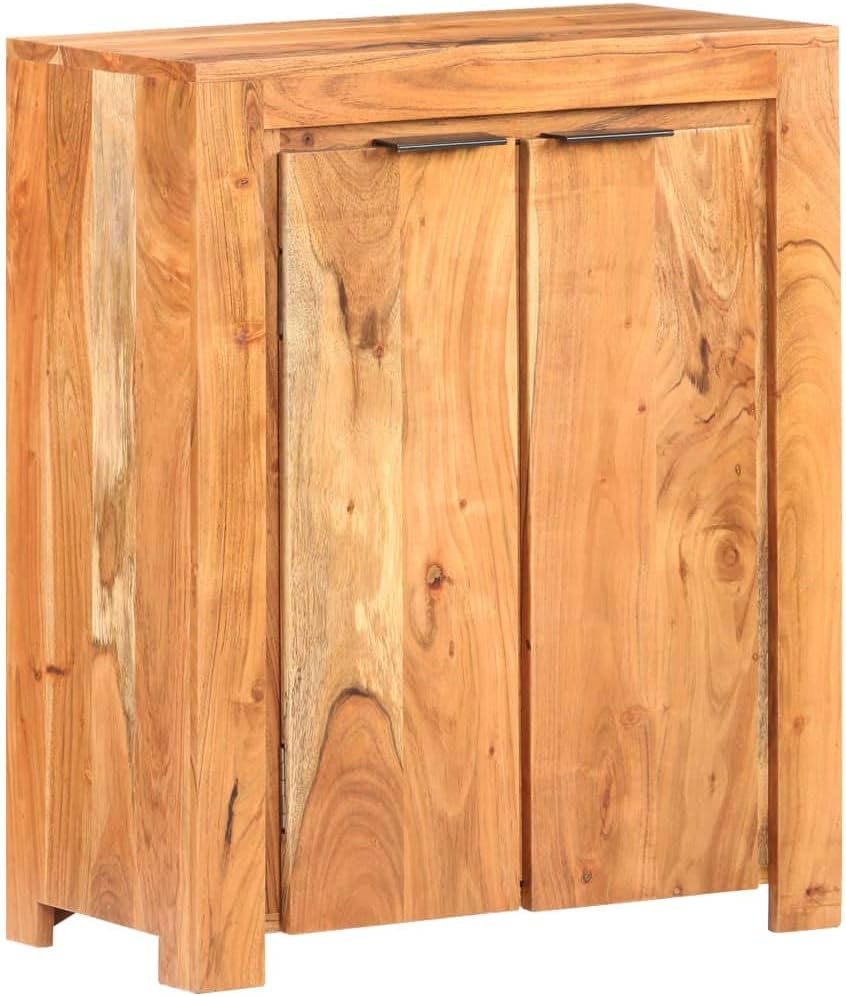Solid Acacia Wood Sideboard with Drawer and Storage Cabinet V278