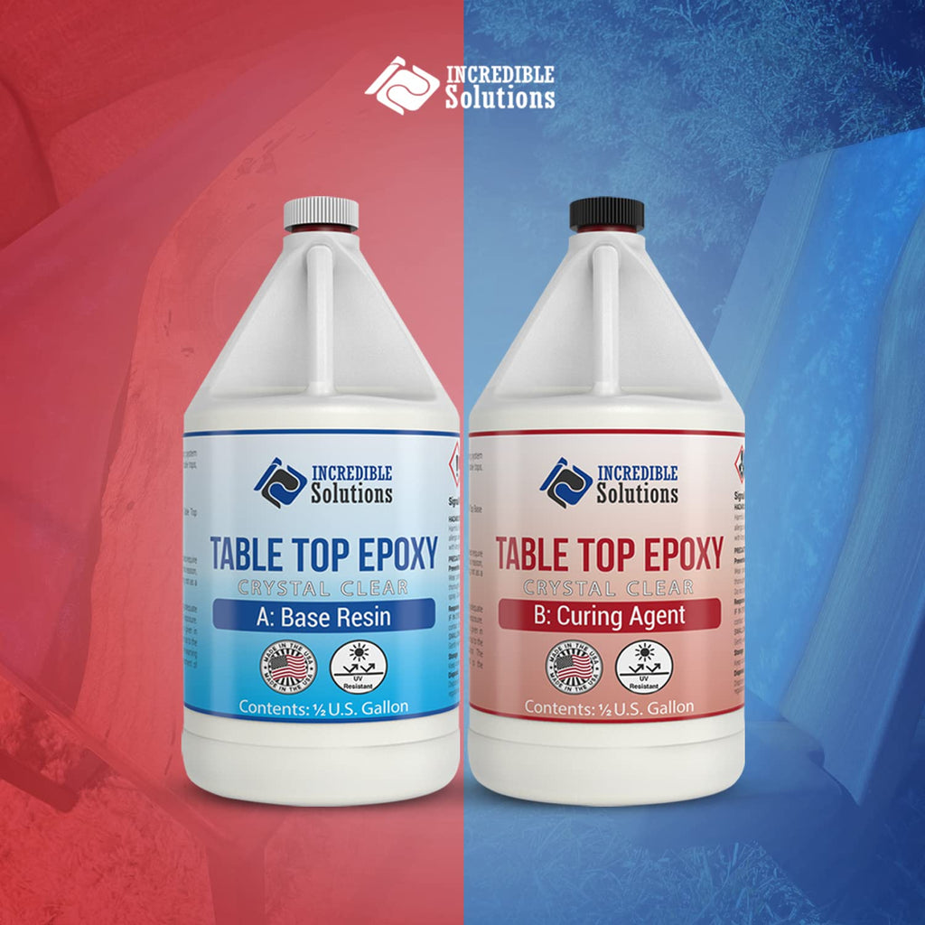 Crystal Clear Cast Tabletop Epoxy, 1 Gallon Pack of 2 L672