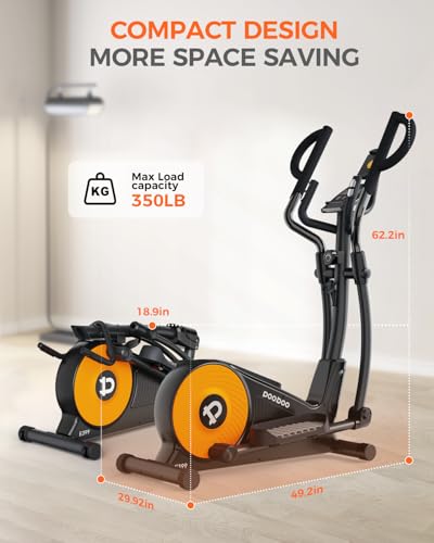 Elliptical Machine with 16-Level Resistance Magnetic Driving System F4146