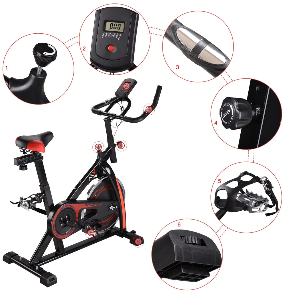 Foldable Stationary Upright Exercise Bike L934