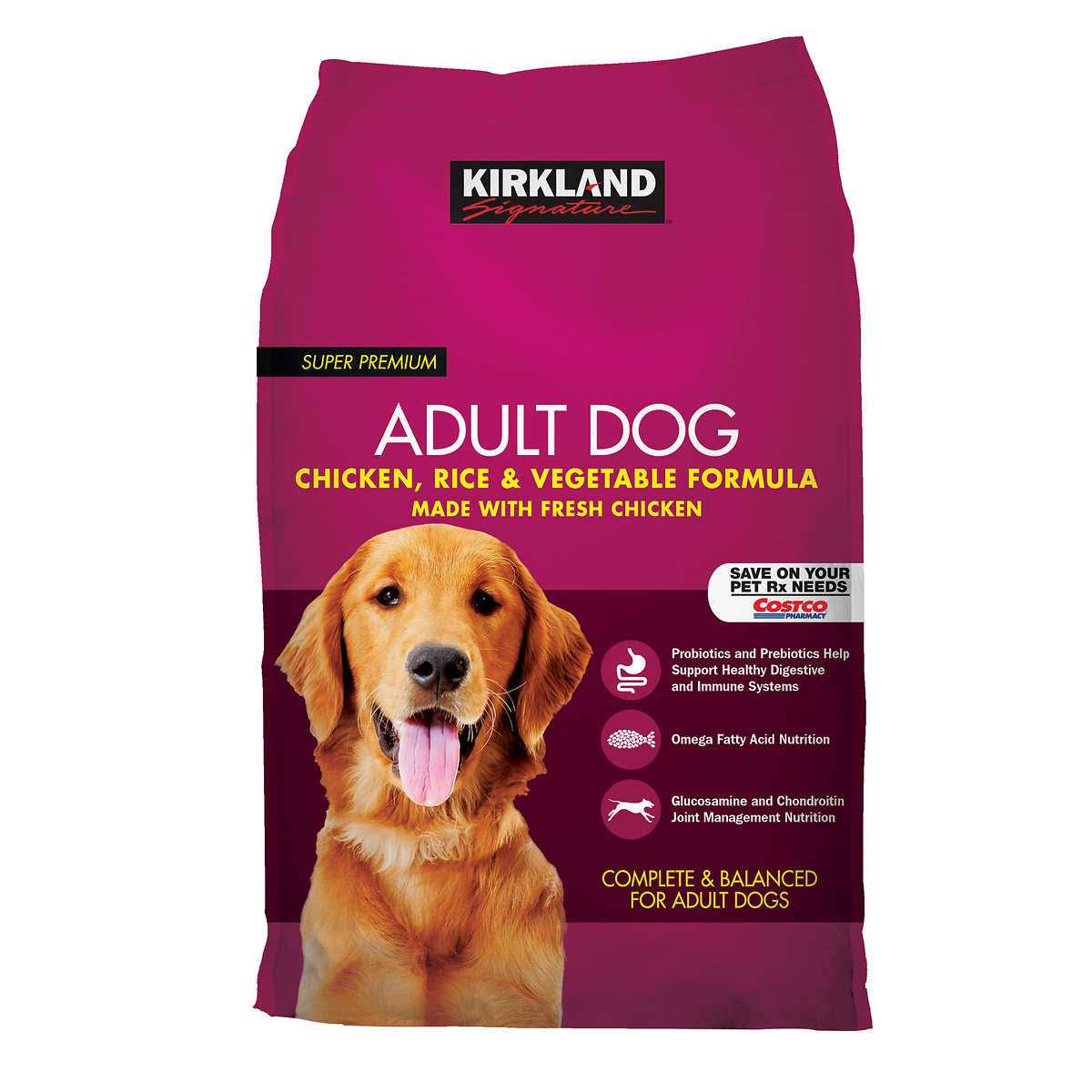 Adult Formula Chicken Rice and Vegetable Dog Food Y69627