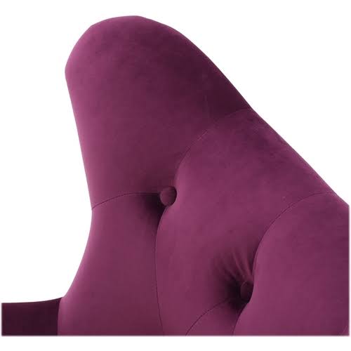 Fuchsia Velvet Armchair Y61048