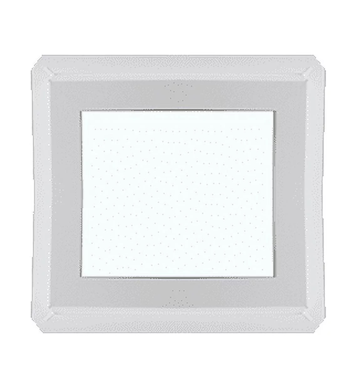 16" x 16" Double Pane Non-Opening Tempered Low-E Glass White Vinyl Window J1369