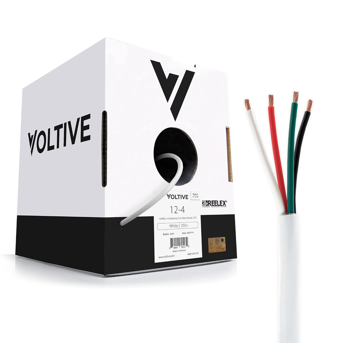 12 AWG 4 Conductor Oxygen-Free Copper Speaker Wire B661