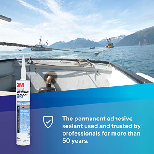 Tan 10 fl oz Marine Adhesive Sealant E7122