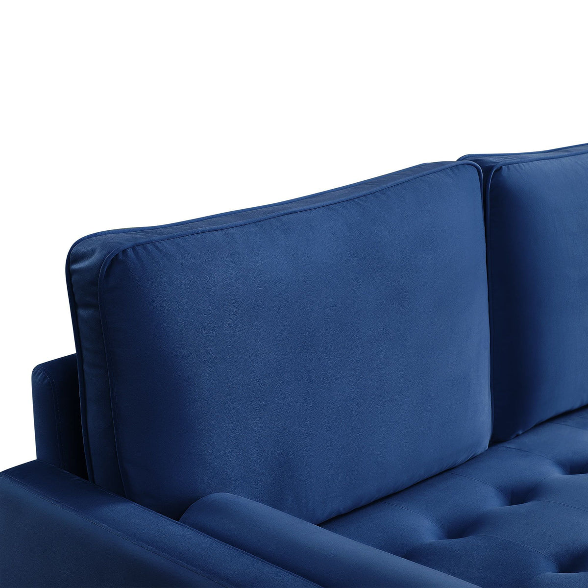 69" Tufted Velvet Sofa with Bolster Pillows R131951