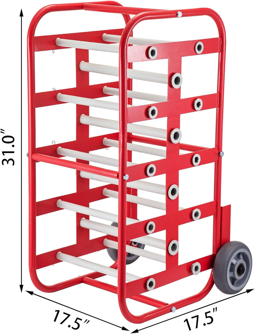 Wire Reel Caddy with Multiple Axles Cable Spool Holder & Dispenser O194543