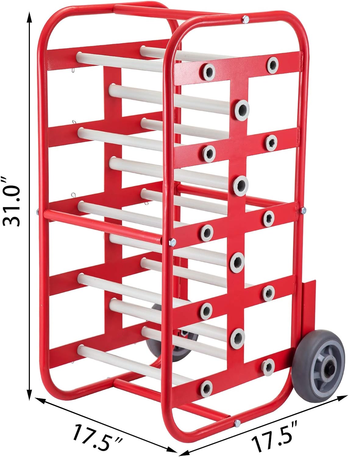 Wire Reel Caddy with Multiple Axles Cable Spool Holder & Dispenser O194543