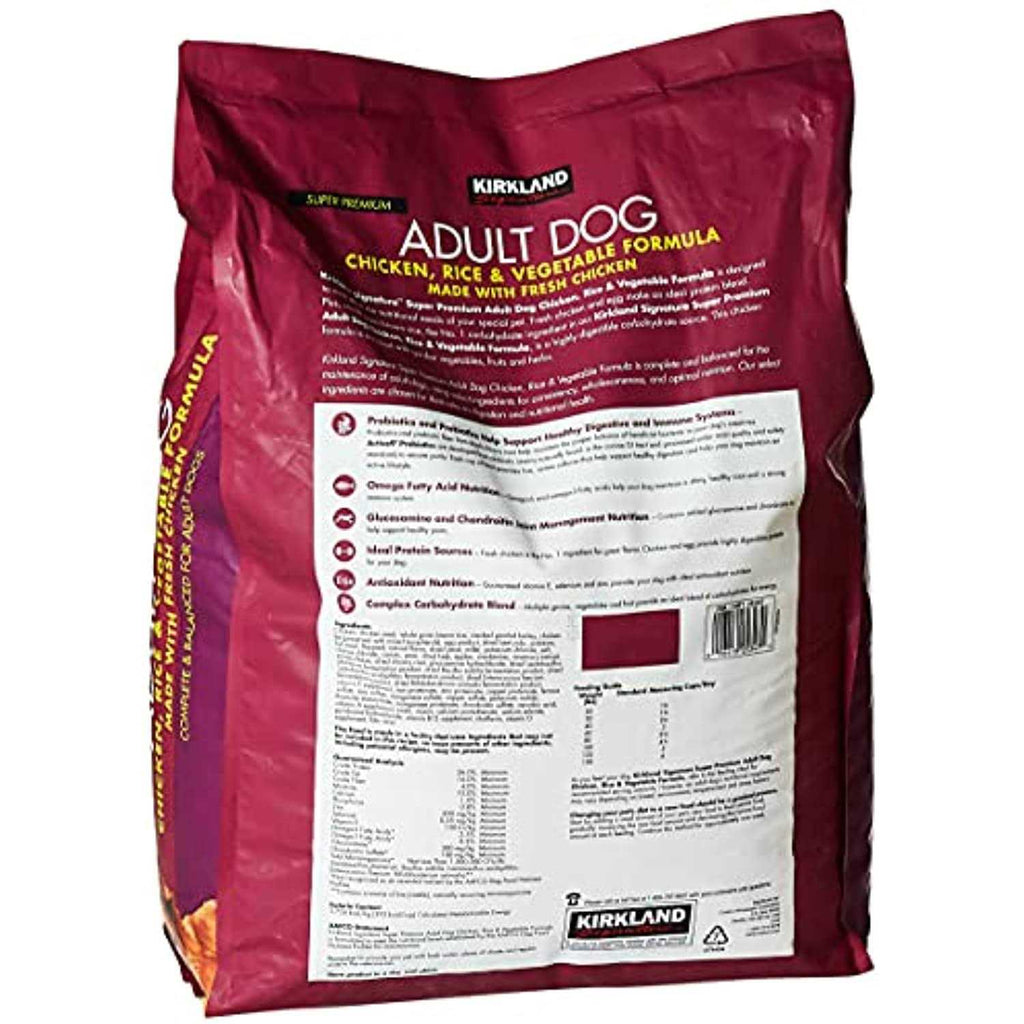 Adult Formula Chicken Rice and Vegetable Dog Food Y69627