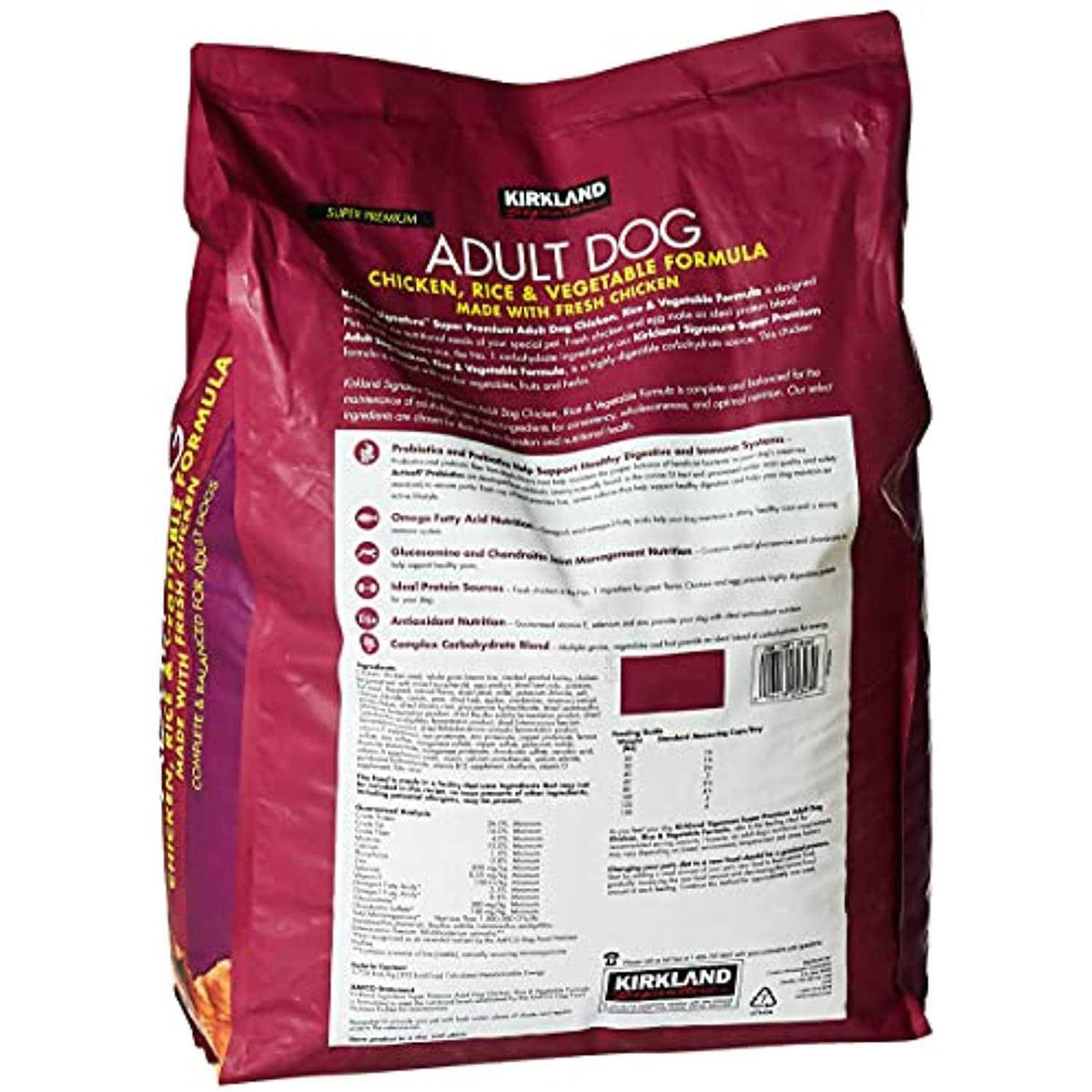 Adult Formula Chicken Rice and Vegetable Dog Food Y69627