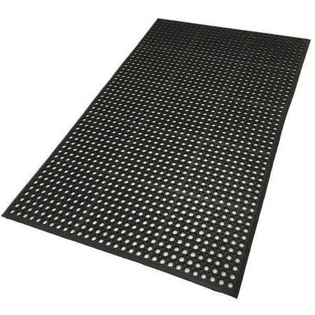 3 x 15 ft. Black Workstep Mat N726