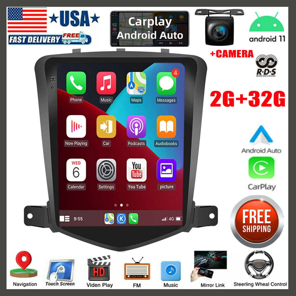 9.7 Android 11 Car Radio Stereo GPS J178