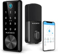 Smart Deadbolt Lock with Keypads, Biometric Electronic Door Lock, Keyless Entry Door Lock (Silver) F63172