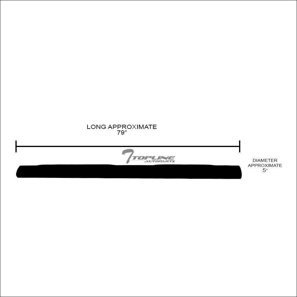5 Oval Polished Stainless Steel Side Step Nerf Bars Running Boards G615430