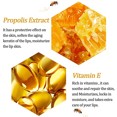 4 PCS Honey Lip Balm Lip Mask M9285