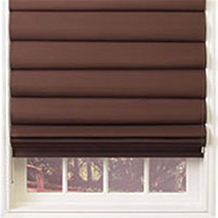 Chevron Ash Fabric Roman Shades Q984200