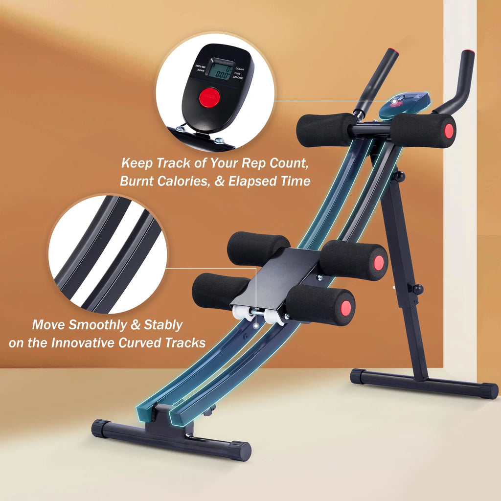 Ab Core Trainer with Display and 4 Incline Levels M61837