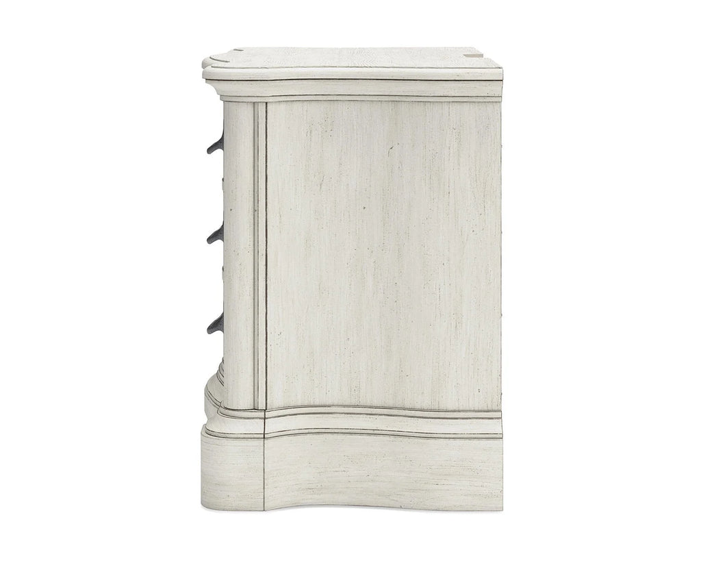 Antique White 3 Drawer Nightstand M78763
