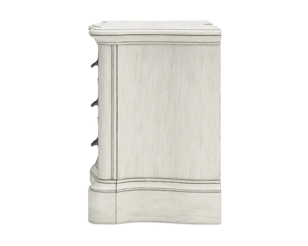 Antique White 3 Drawer Nightstand M78763