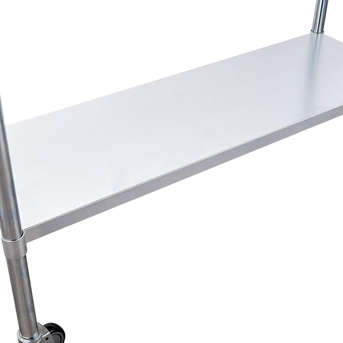Stainless Steel Table 24 x 60 Inches with Caster Wheels and Undershelf P187