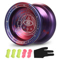 Aluminum Yoyo Ball with Strings and Glove A218869