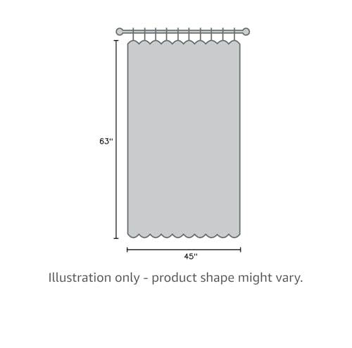 Burlap Knotted Tab-Top Window Curtain Panel Pair, 45"W x 84"L, Light Linen O254895