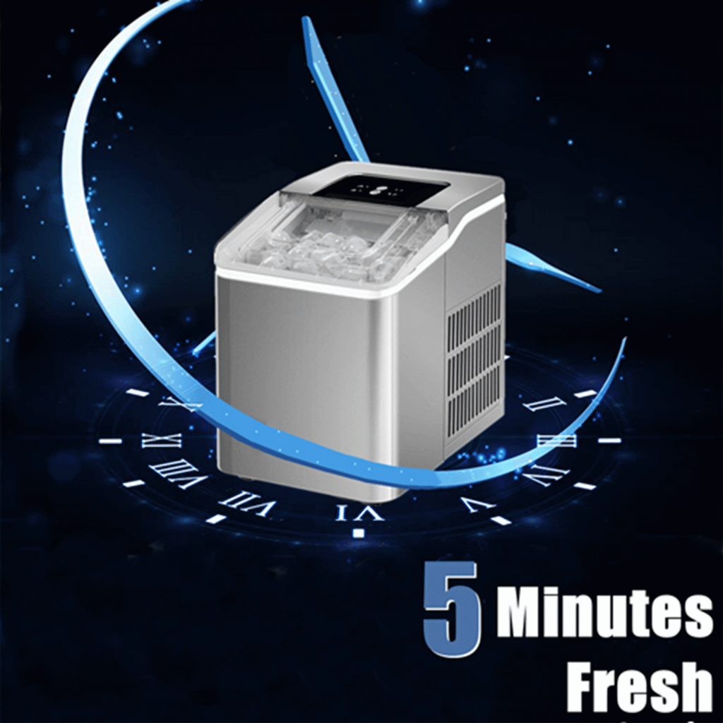 Countertop Ice Maker 2 Ice Sizes 28 lbs Self-Clean S61201