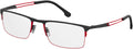 Black Red Eyeglasses U347589