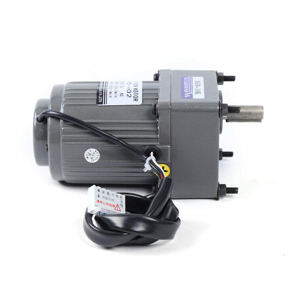Electric Motor Variable Speed Controller 1:10 125RPM 110V 15W Single-Phase W172